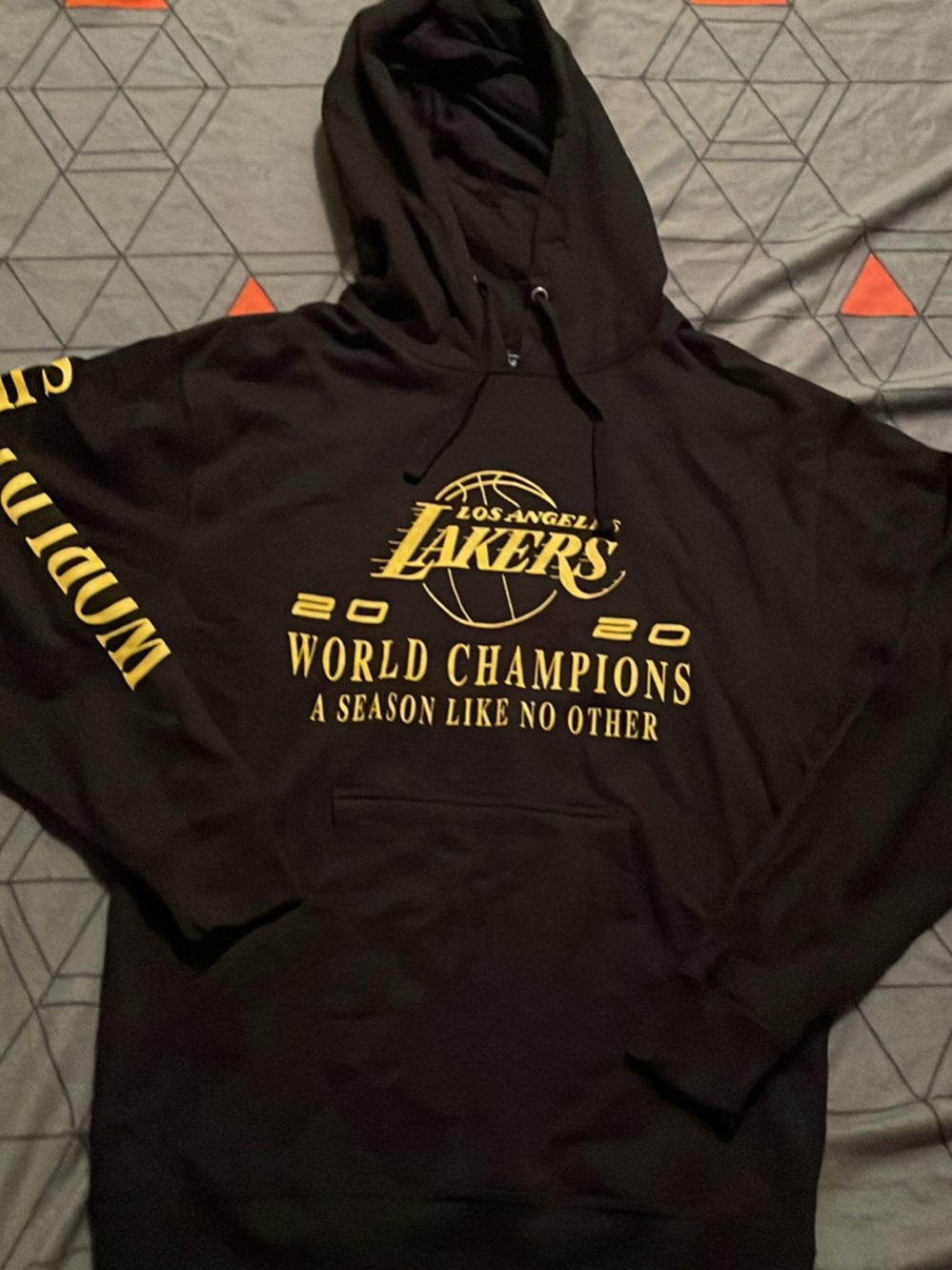 Black & Gold 2020 World Champions Hoodie